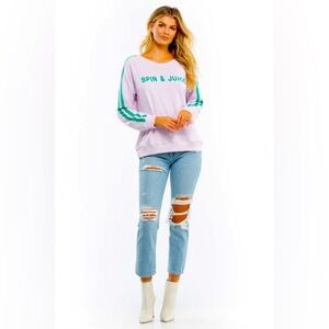 Wildfox SPIN & JUICE SOMMERS SWEATER $108.00 USD MSRP - X Small_SOLD-OUT ONLINE